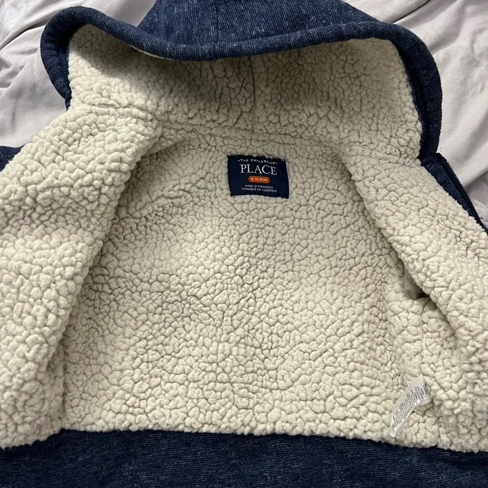 The Children's Place Navy Sherpa Hoodie
